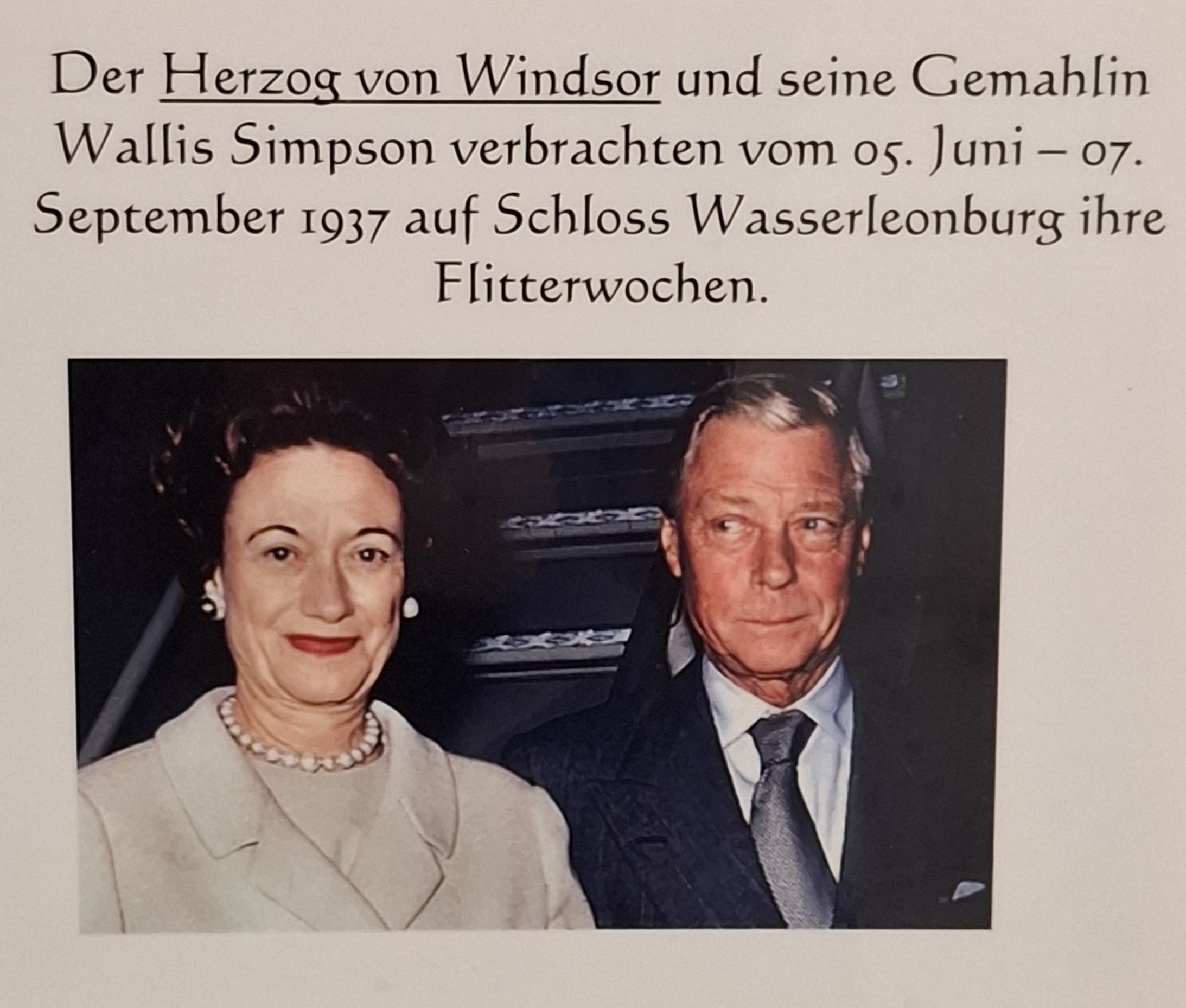 Herzog von Windsor & Wallis Simpson – Flitterwochen 1937