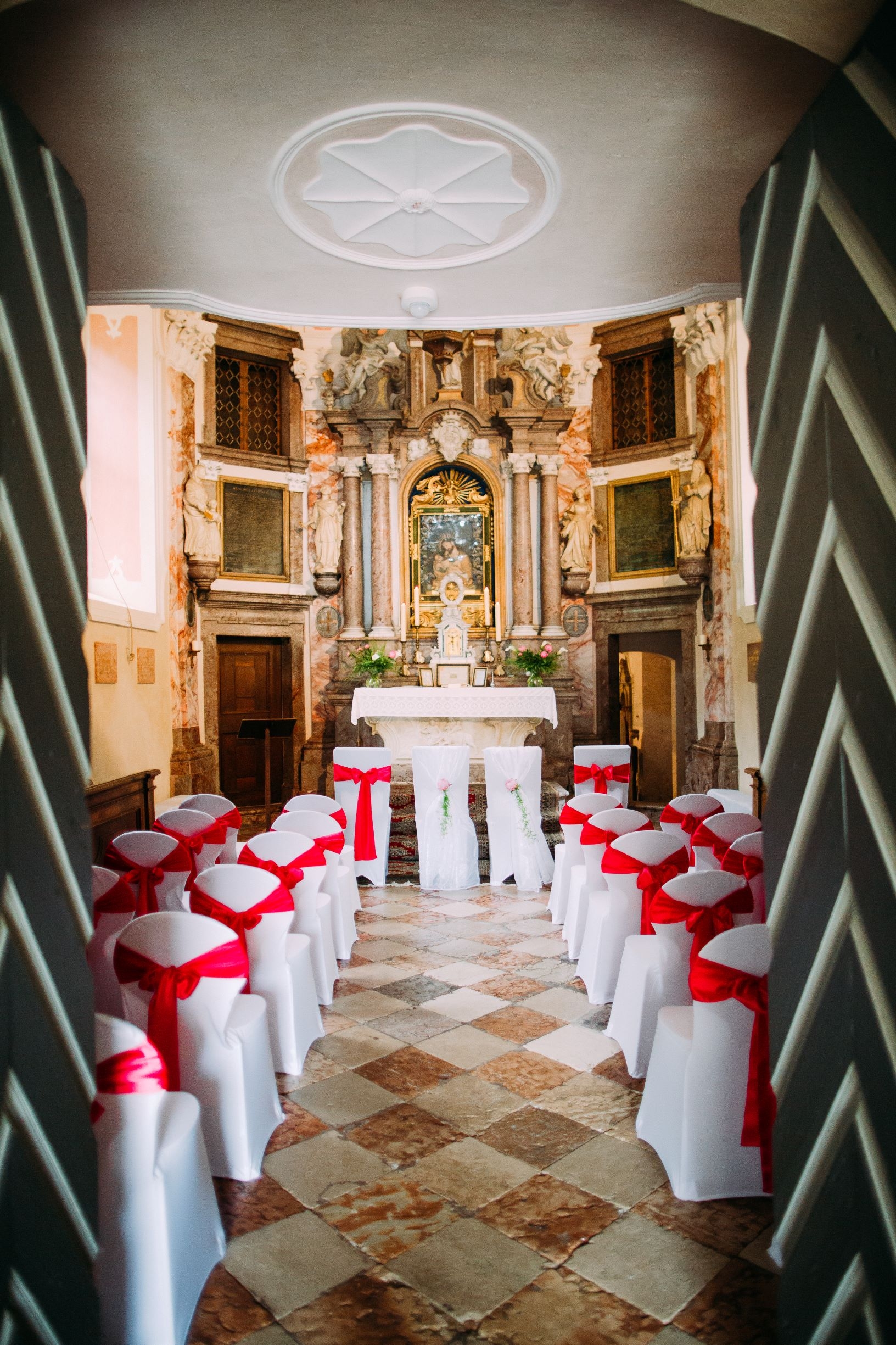 Kirchliche Trauung in der Schlosskapelle