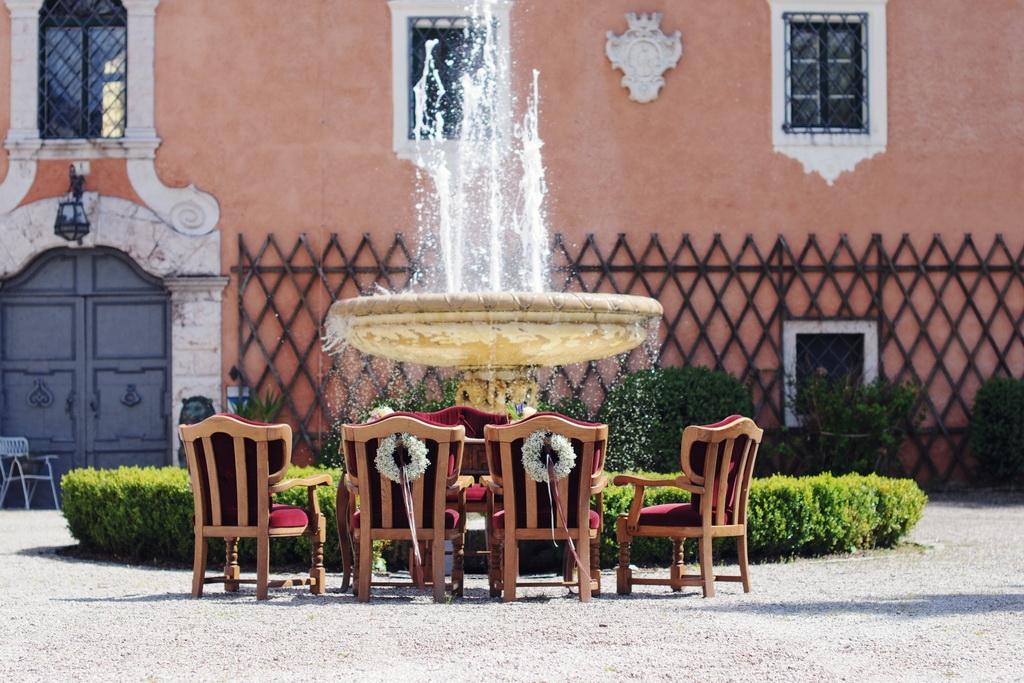 Standesamtliche Trauung am Springbrunnen